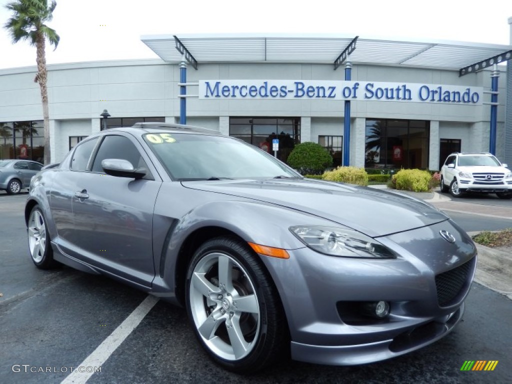 2005 RX-8 Sport - Titanium Gray Metallic / Black photo #1