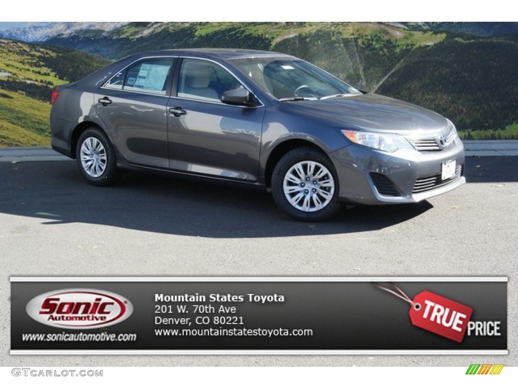 2014 Camry L - Magnetic Gray Metallic / Ivory photo #1