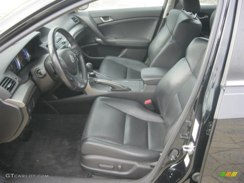 2010 TSX Sedan - Crystal Black Pearl / Ebony photo #17