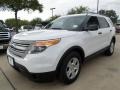 2014 Oxford White Ford Explorer FWD  photo #1