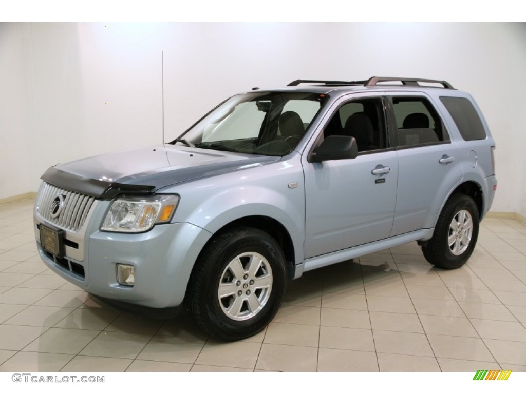 Light Ice Blue Metallic 2009 Mercury Mariner V6 4WD Exterior Photo #87642841