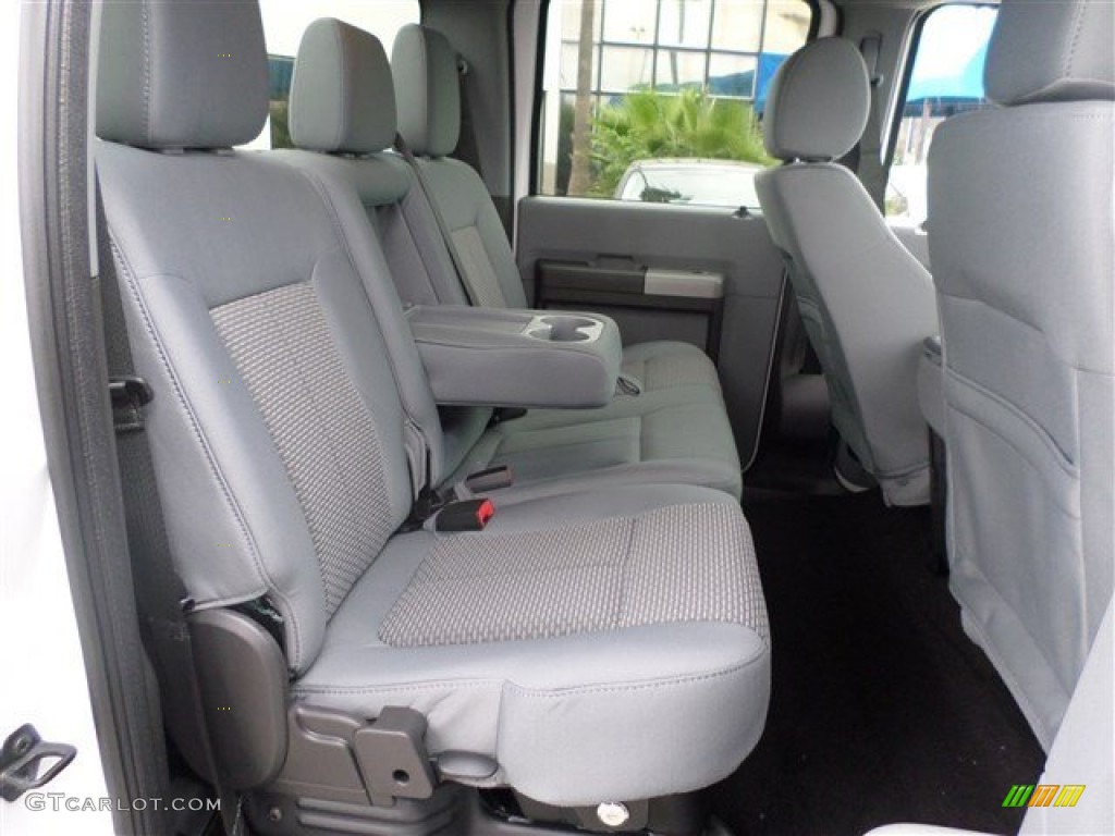 2014 Ford F250 Super Duty XLT Crew Cab Rear Seat Photo #87643200