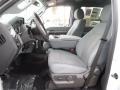 Steel 2014 Ford F250 Super Duty XLT Crew Cab Interior Color