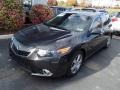 2012 Crystal Black Pearl Acura TSX Sport Wagon  photo #3