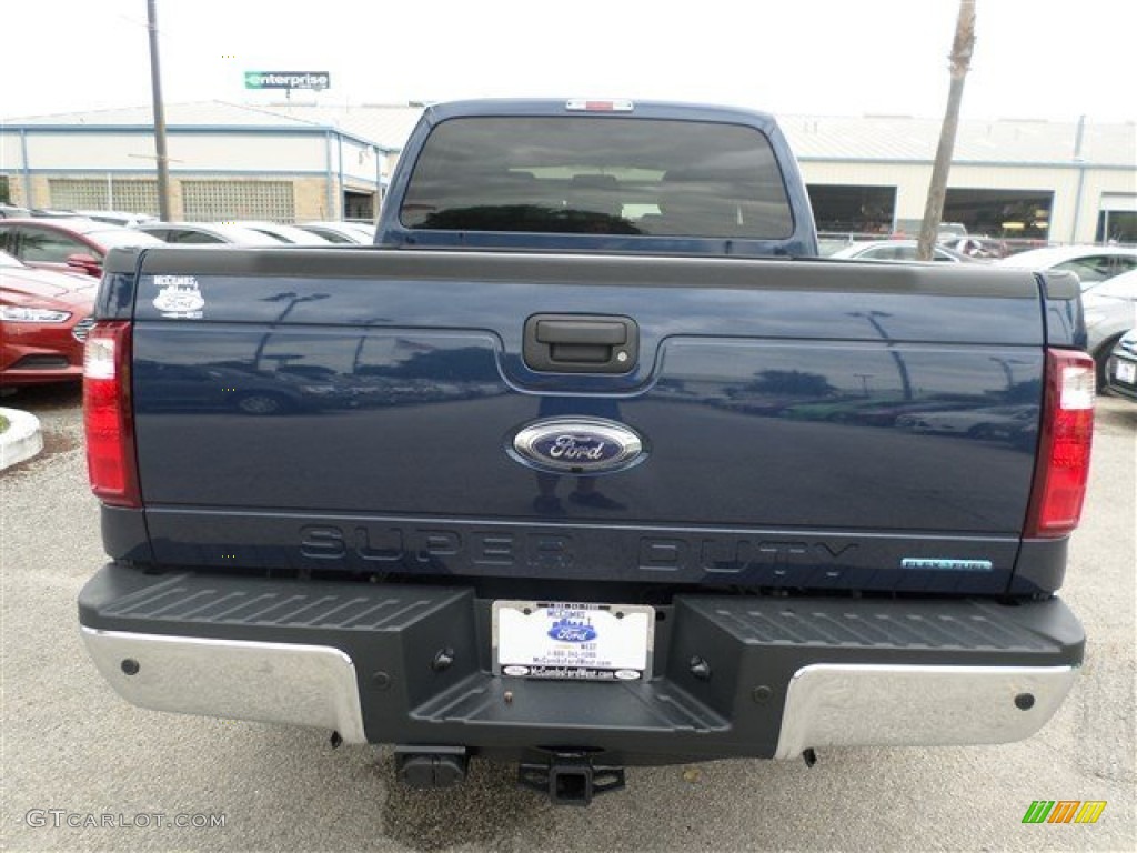 2014 F250 Super Duty XLT Crew Cab 4x4 - Blue Jeans Metallic / Steel photo #4