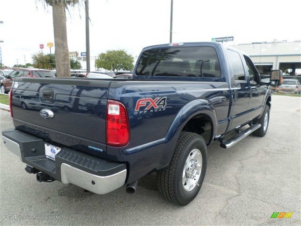 2014 F250 Super Duty XLT Crew Cab 4x4 - Blue Jeans Metallic / Steel photo #5