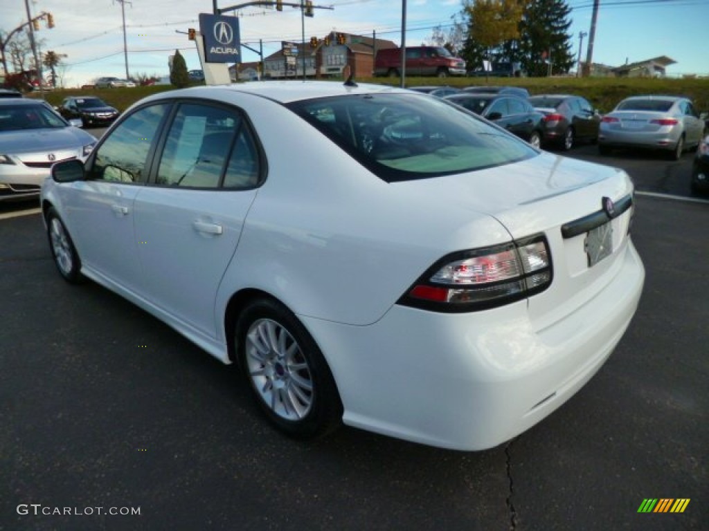 2010 9-3 2.0T Sport Sedan - Arctic White / Black photo #5