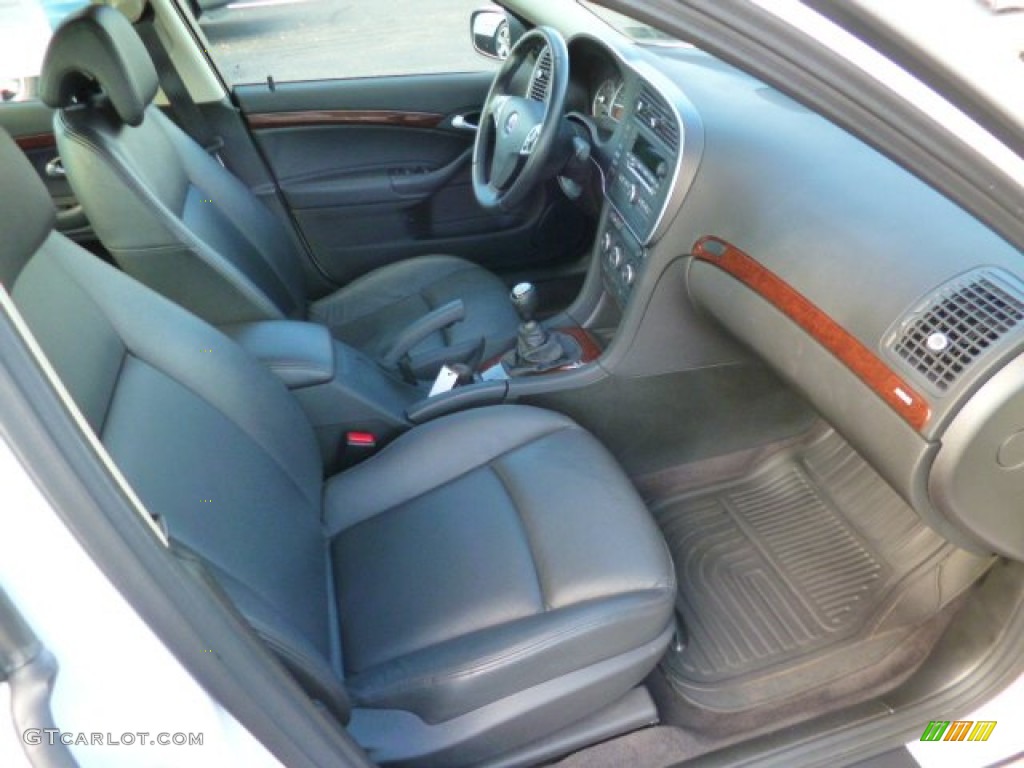 Black Interior 2010 Saab 9-3 2.0T Sport Sedan Photo #87644248
