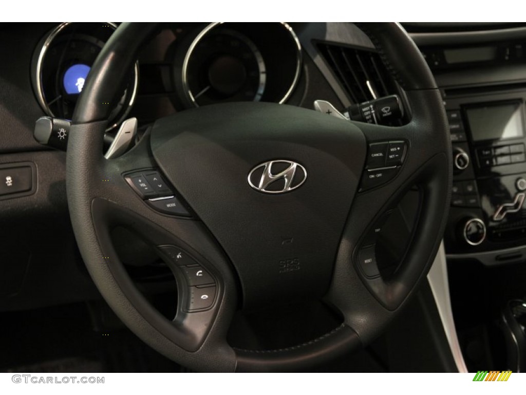 2011 Sonata SE 2.0T - Venetian Red / Black photo #6