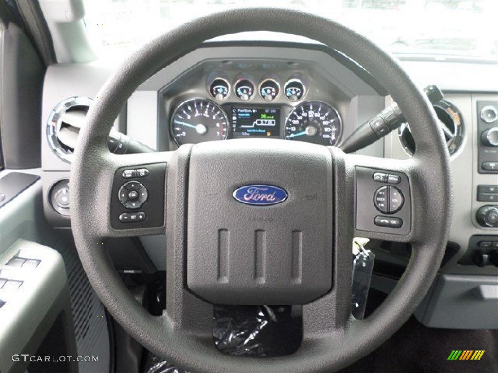 2014 Ford F250 Super Duty XLT Crew Cab 4x4 Steel Steering Wheel Photo #87644281