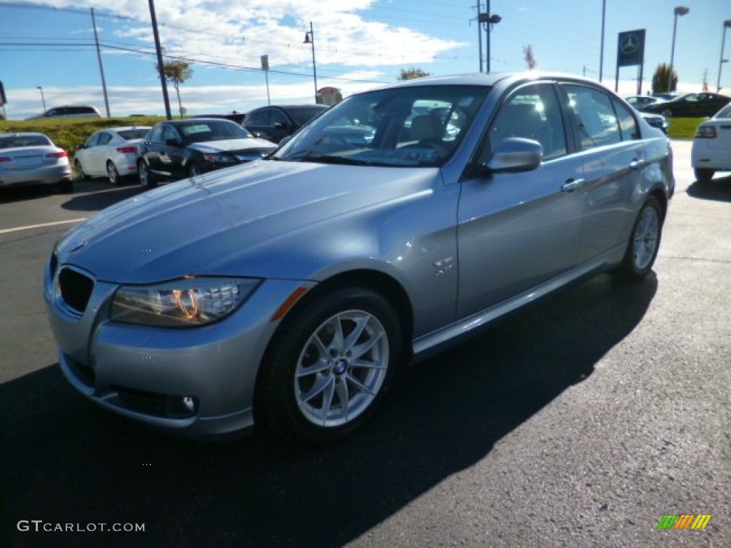 2010 3 Series 328i xDrive Sedan - Blue Water Metallic / Oyster/Black Dakota Leather photo #3