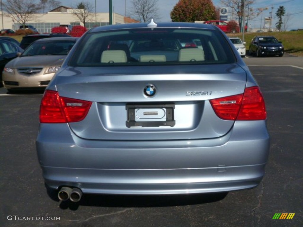 2010 3 Series 328i xDrive Sedan - Blue Water Metallic / Oyster/Black Dakota Leather photo #6