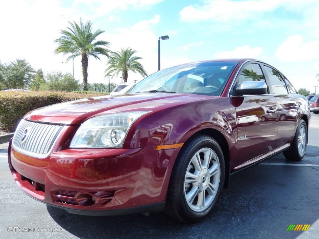 Merlot Metallic 2008 Mercury Sable Premier Sedan Exterior Photo #87645196