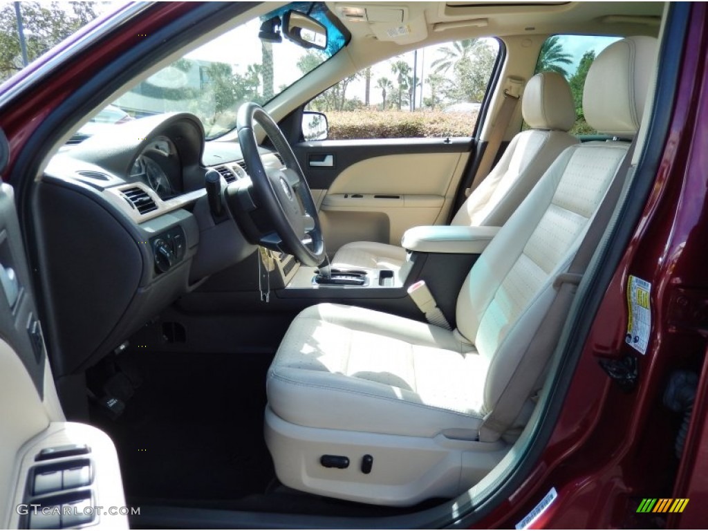 Light Camel Interior 2008 Mercury Sable Premier Sedan Photo #87645421