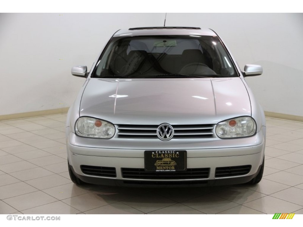 2004 Golf GLS 4 Door - Reflex Silver Metallic / Black photo #2