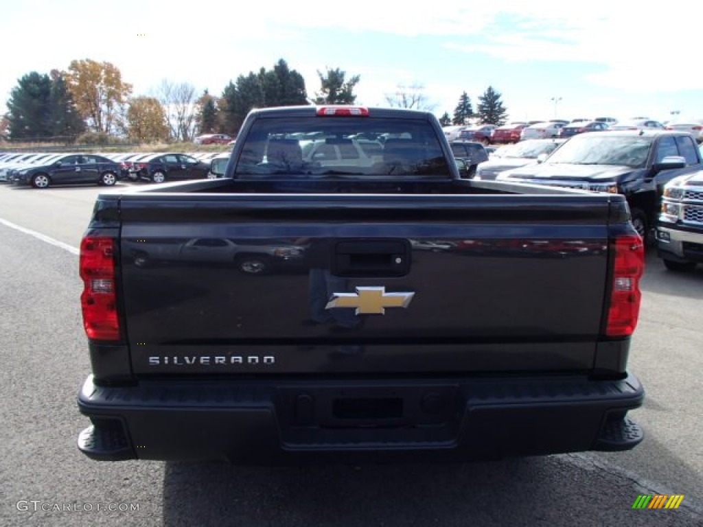 2014 Silverado 1500 WT Regular Cab 4x4 - Tungsten Metallic / Jet Black photo #7