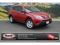 Barcelona Red Metallic 2013 Toyota RAV4 LE