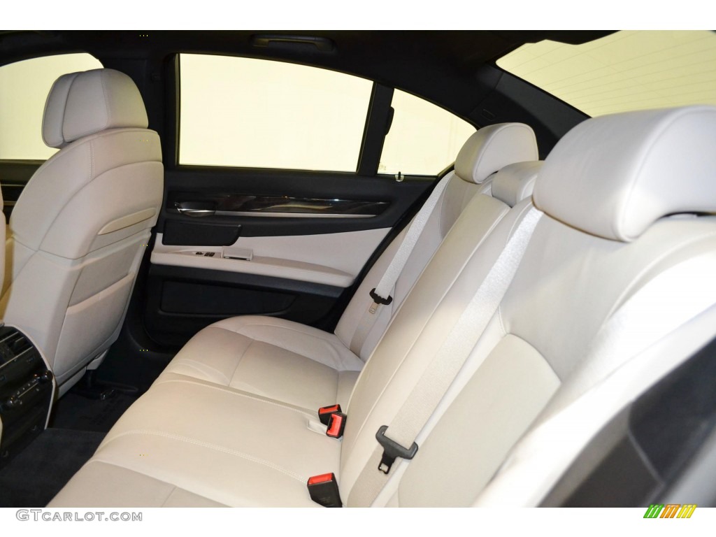 2010 7 Series 750i Sedan - Dark Graphite Metallic / Oyster/Black Nappa Leather photo #18