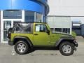 2007 Rescue Green Metallic Jeep Wrangler Rubicon 4x4  photo #2