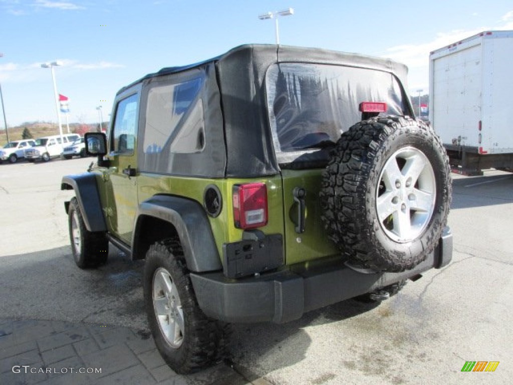 2007 Wrangler Rubicon 4x4 - Rescue Green Metallic / Dark Khaki/Medium Khaki photo #7