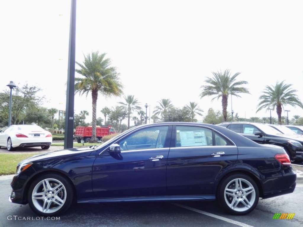 Lunar Blue Metallic 2014 Mercedes-Benz E 350 Sport Sedan Exterior Photo #87647395