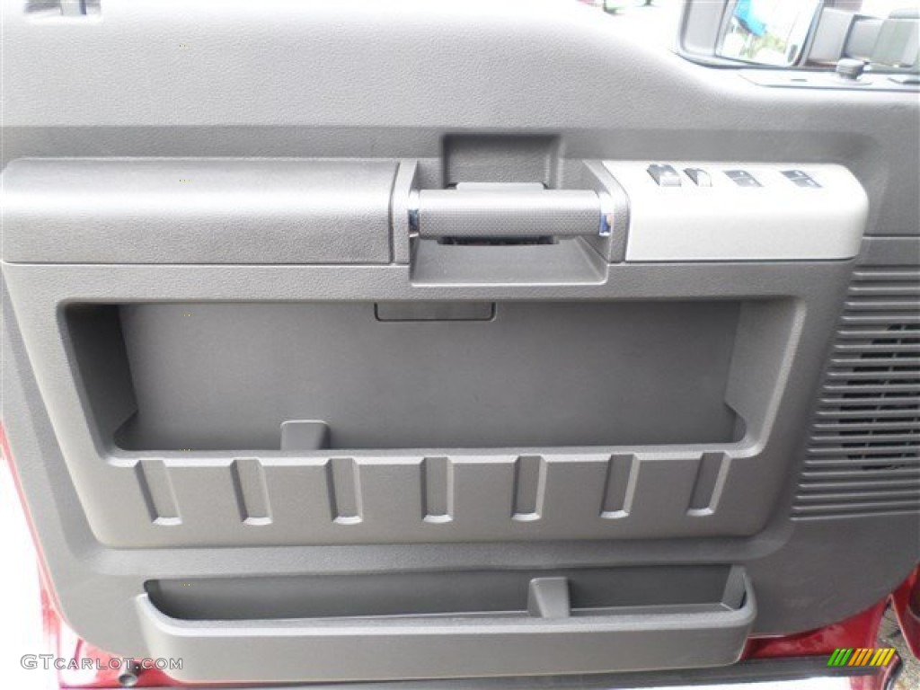 2014 F250 Super Duty Lariat Crew Cab 4x4 - Ruby Red Metallic / Black photo #20