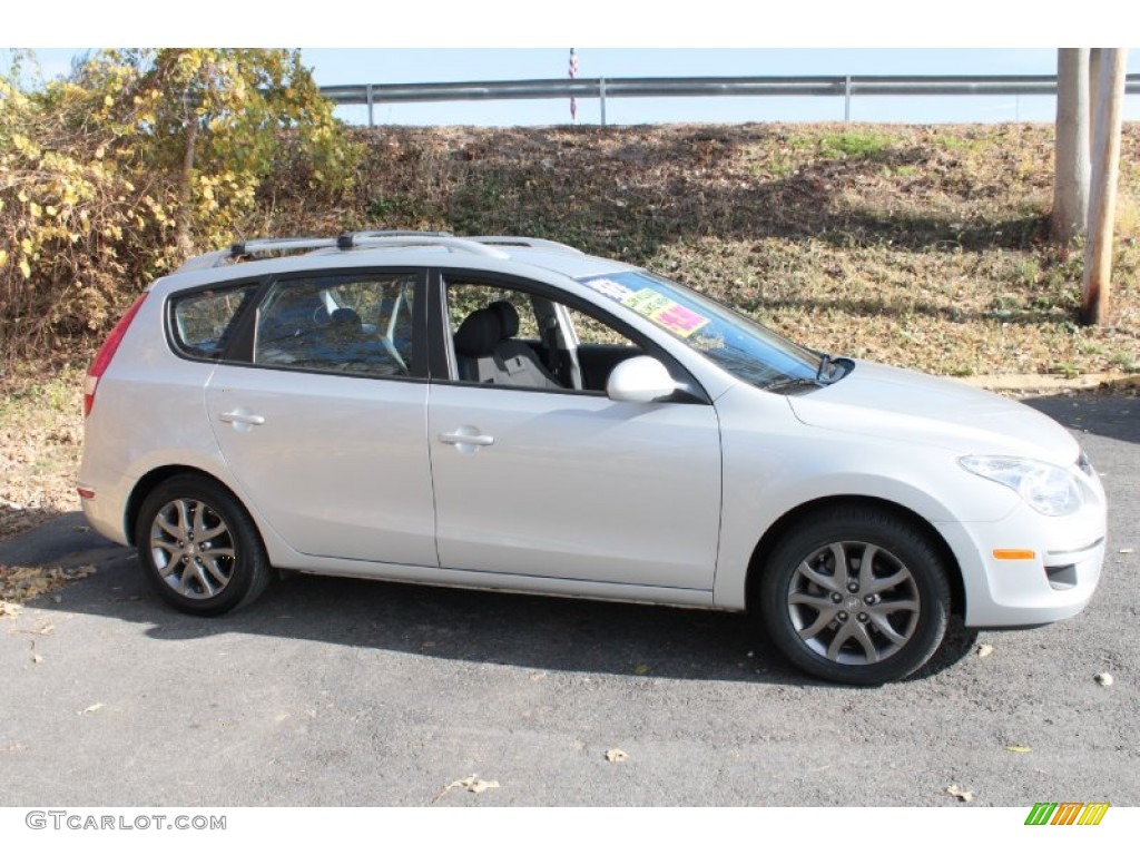 2012 Elantra GLS Touring - Shimmering Silver / Black photo #4