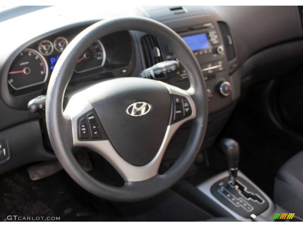 2012 Elantra GLS Touring - Shimmering Silver / Black photo #5