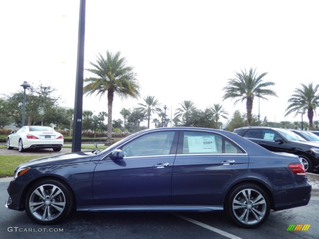 Indigo Blue Metallic 2014 Mercedes-Benz E 350 Sport Sedan Exterior Photo #87647660