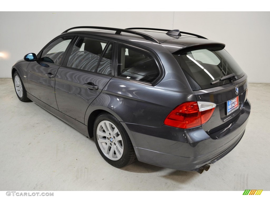 2007 3 Series 328i Wagon - Sparkling Graphite Metallic / Black photo #7