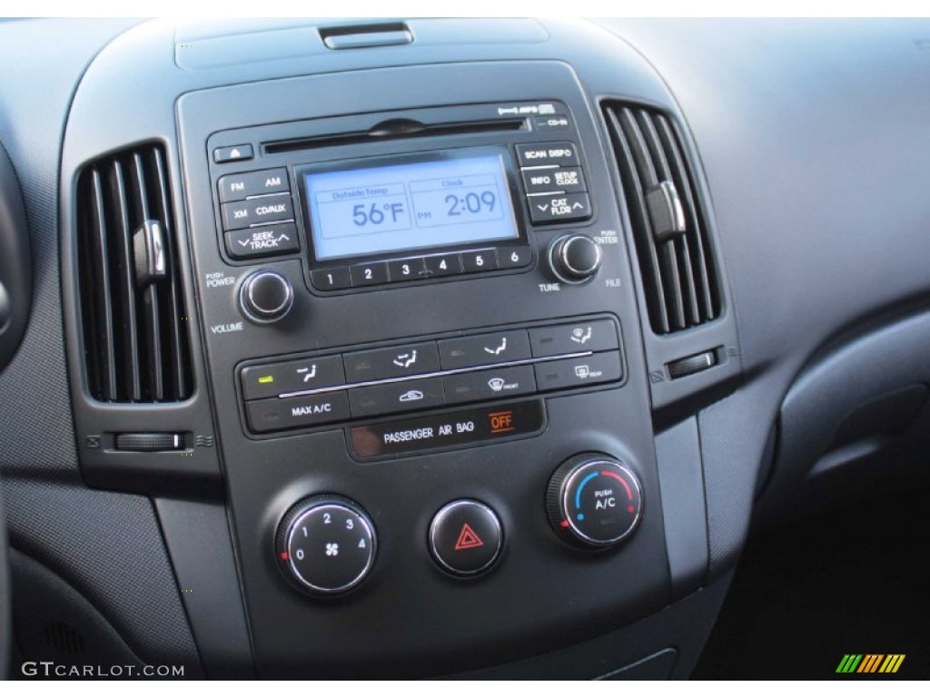 2012 Elantra GLS Touring - Shimmering Silver / Black photo #12