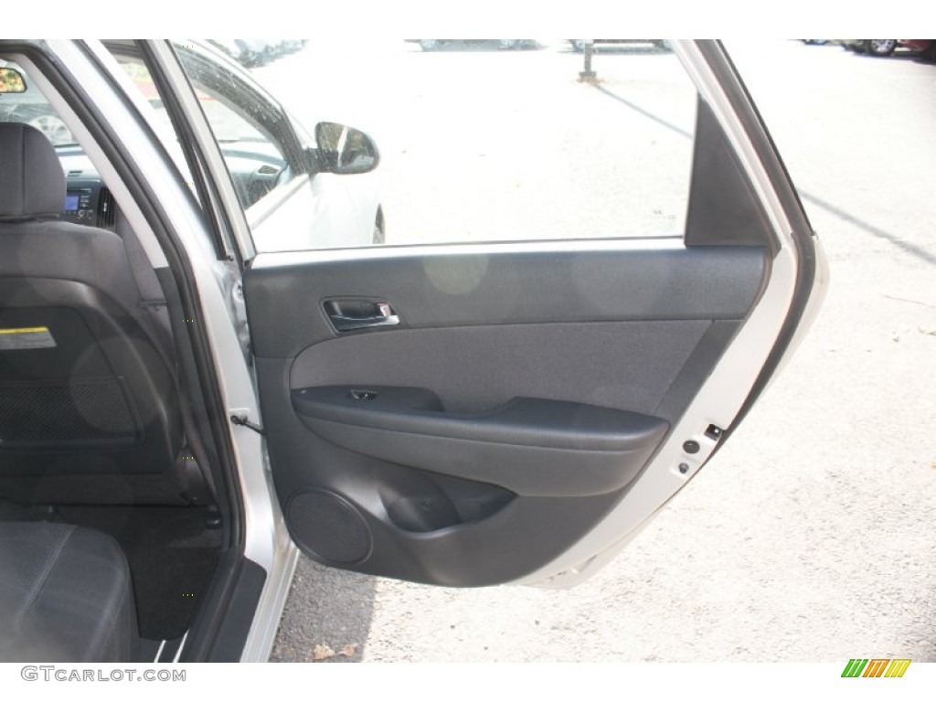 2012 Elantra GLS Touring - Shimmering Silver / Black photo #18