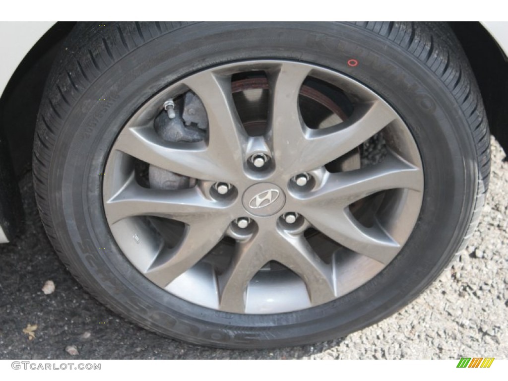 2012 Elantra GLS Touring - Shimmering Silver / Black photo #21