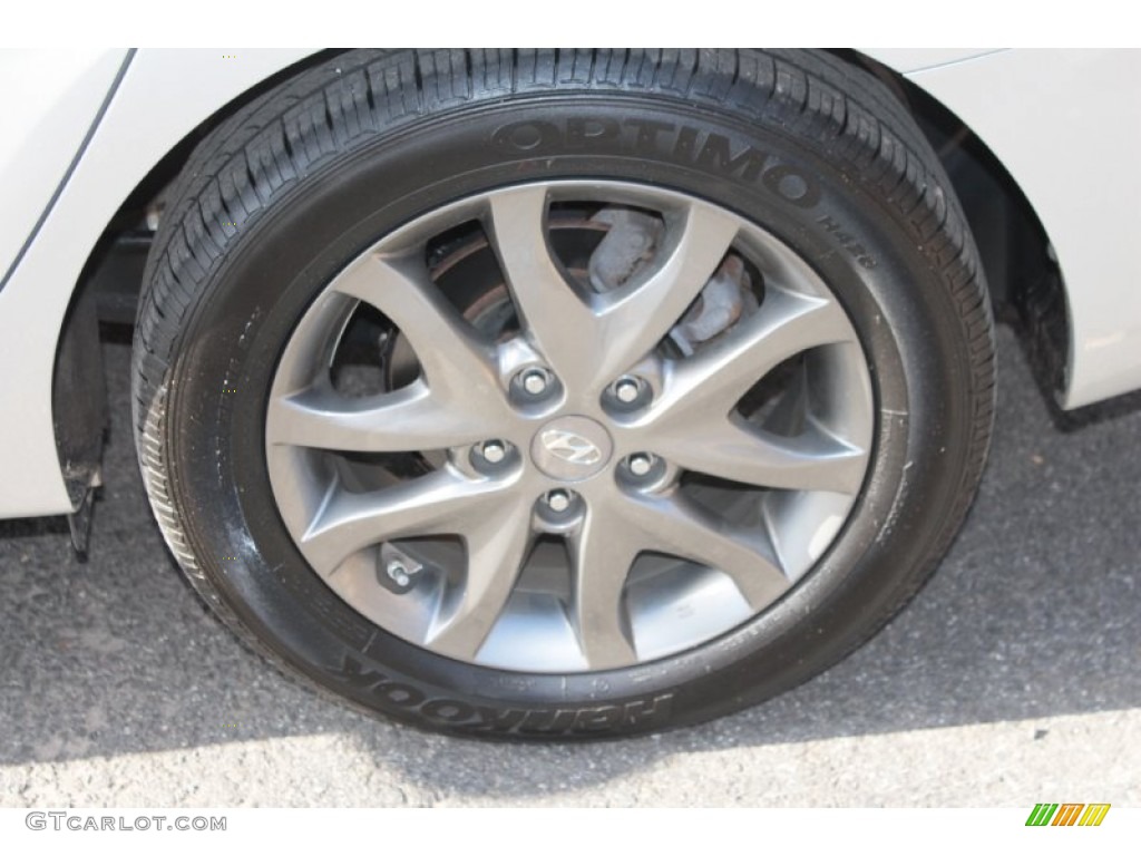 2012 Elantra GLS Touring - Shimmering Silver / Black photo #23