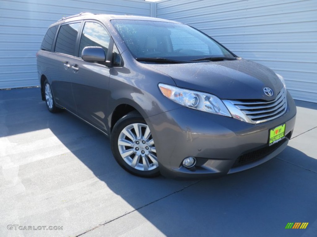 2011 Sienna Limited - Predawn Gray Mica / Light Gray photo #1