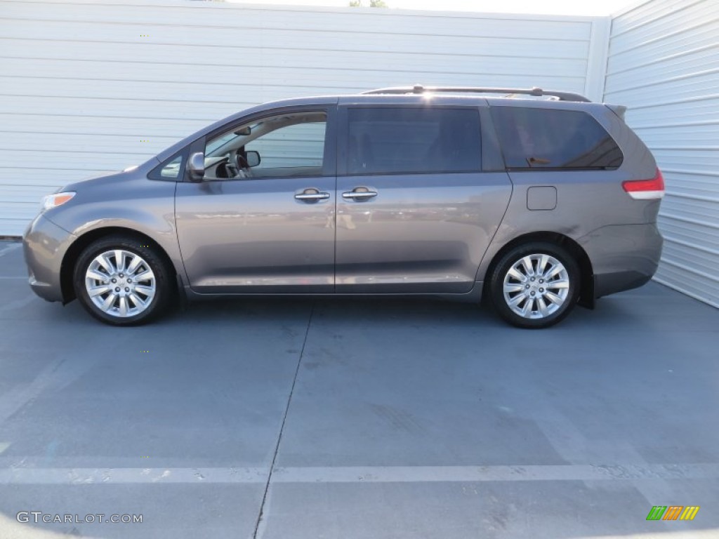 2011 Sienna Limited - Predawn Gray Mica / Light Gray photo #6