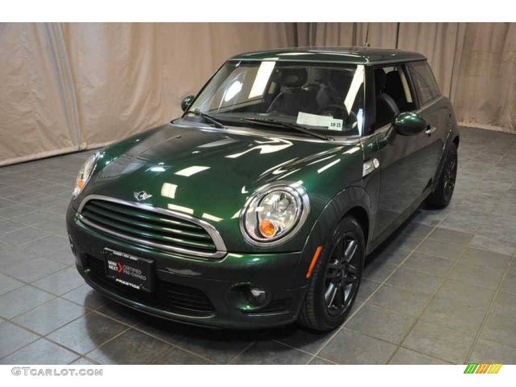 2011 Cooper Hardtop - British Racing Green II / Carbon Black photo #1