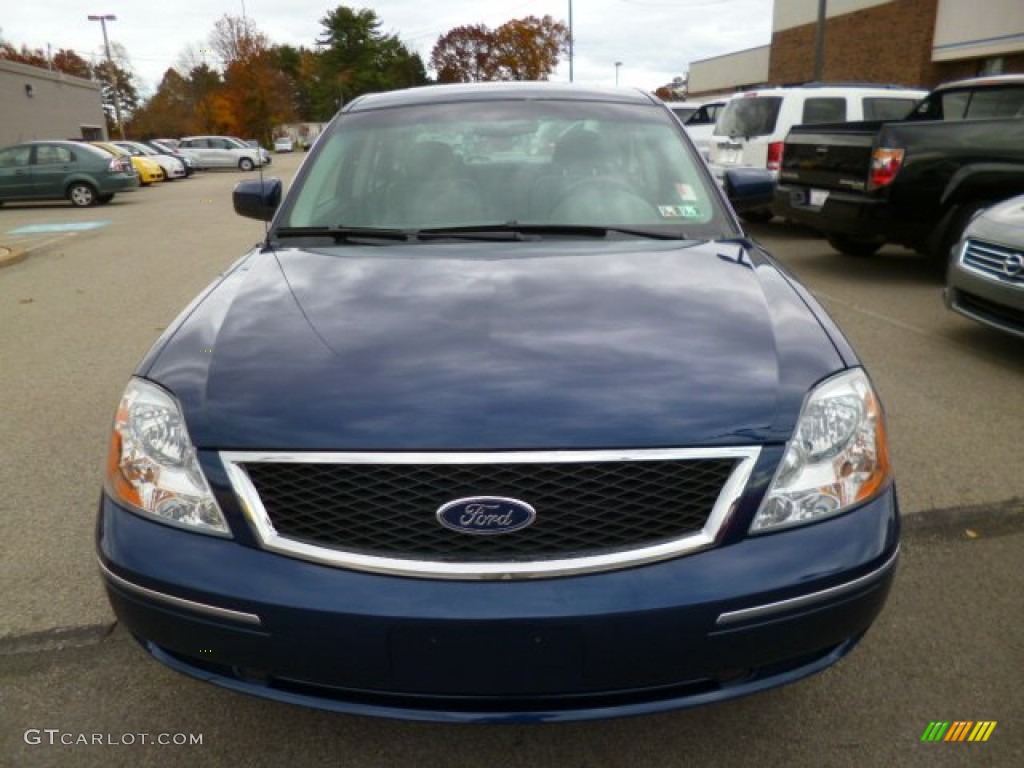 2005 Five Hundred SEL - Dark Blue Pearl Metallic / Shale Grey photo #2