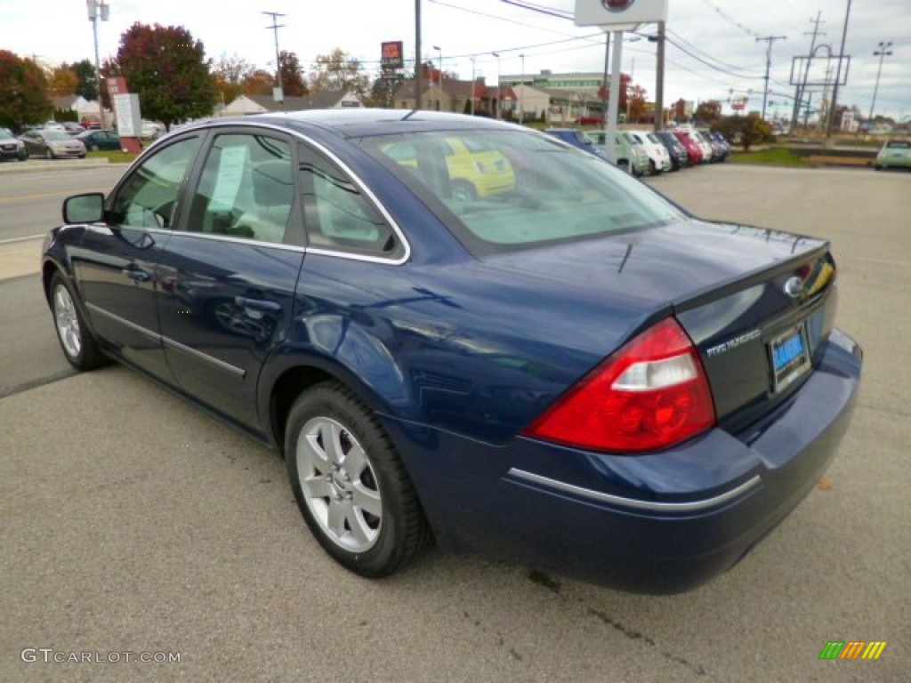 2005 Five Hundred SEL - Dark Blue Pearl Metallic / Shale Grey photo #4