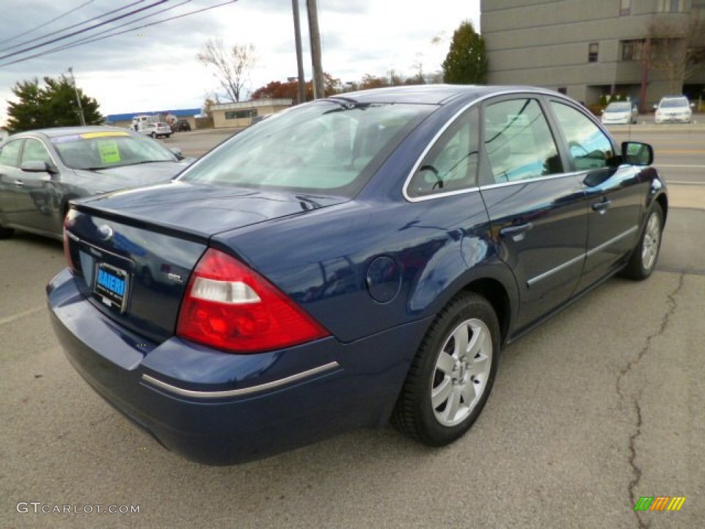 2005 Five Hundred SEL - Dark Blue Pearl Metallic / Shale Grey photo #6
