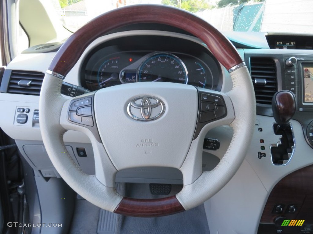 2011 Sienna Limited - Predawn Gray Mica / Light Gray photo #50