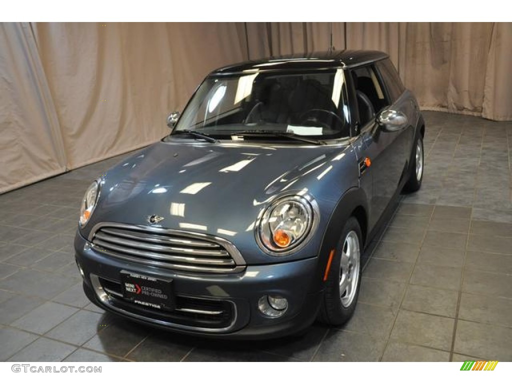 2011 Cooper Hardtop - Horizon Blue Metallic / Carbon Black photo #1