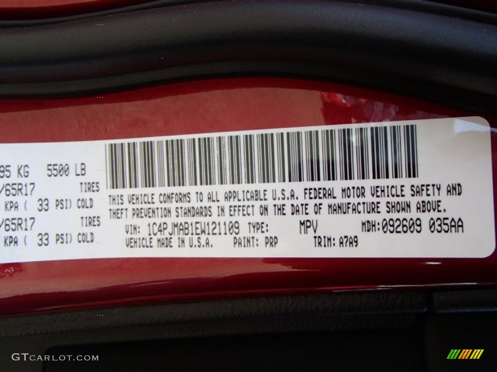 2014 Jeep Cherokee Sport 4x4 Color Code Photos