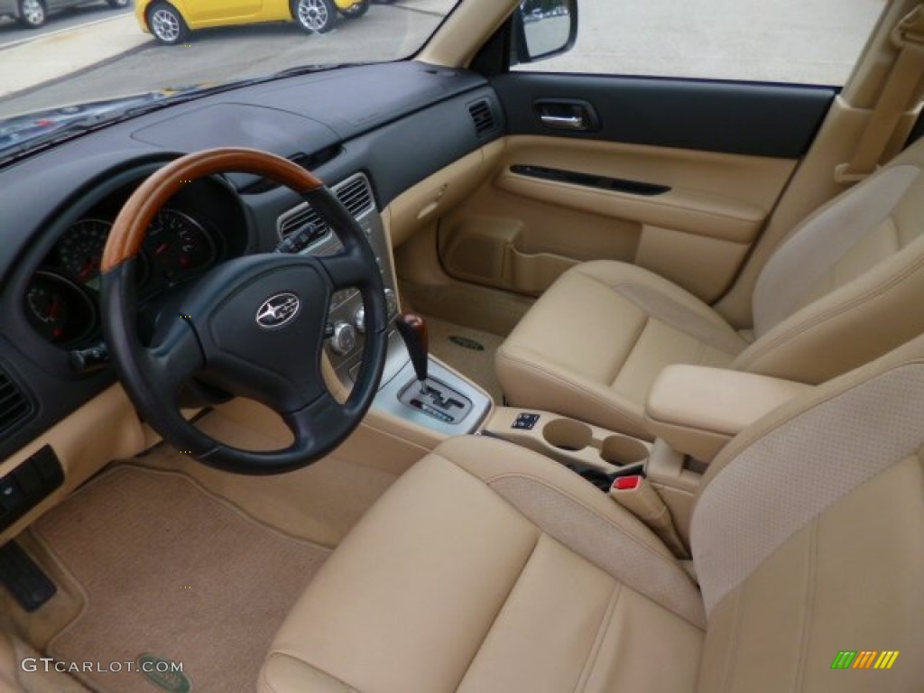 Desert Beige Interior 2007 Subaru Forester 2.5 X L.L.Bean Edition Photo #87651781