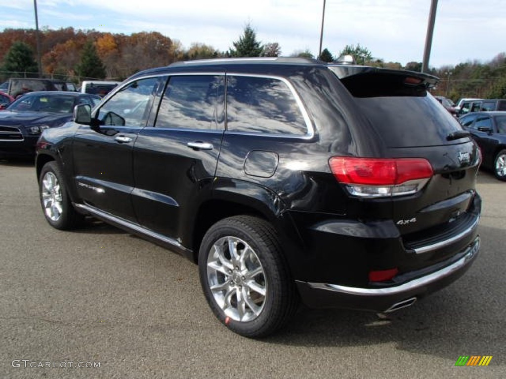 Brilliant Black Crystal Pearl 2014 Jeep Grand Cherokee Summit 4x4 Exterior Photo #87651909