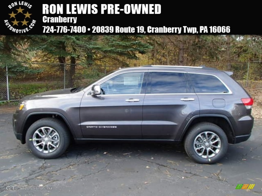 2014 Grand Cherokee Limited 4x4 - Granite Crystal Metallic / Morocco Black photo #1