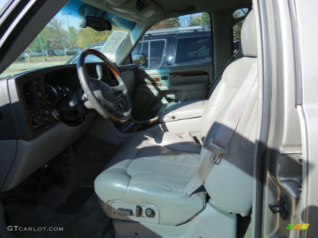 2002 Escalade AWD - Silver Sand / Shale photo #6