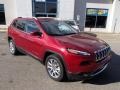 2014 Deep Cherry Red Crystal Pearl Jeep Cherokee Limited  photo #4