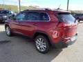 2014 Deep Cherry Red Crystal Pearl Jeep Cherokee Limited  photo #8