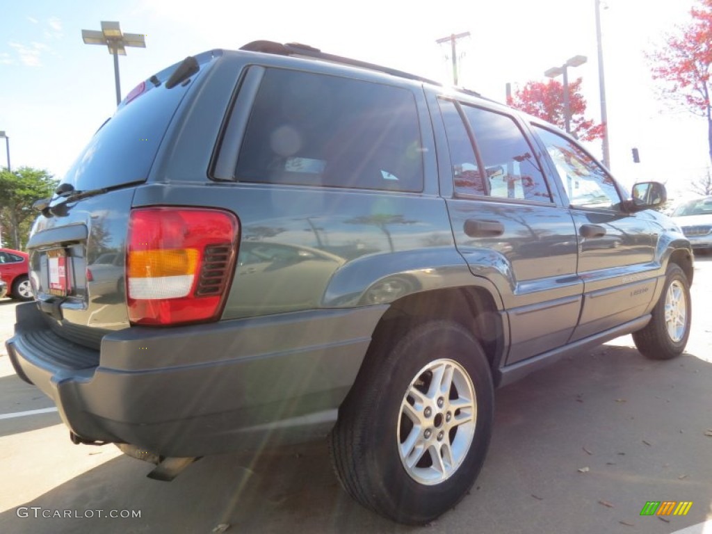 2004 Grand Cherokee Laredo 4x4 - Onyx Green Pearl / Taupe photo #3
